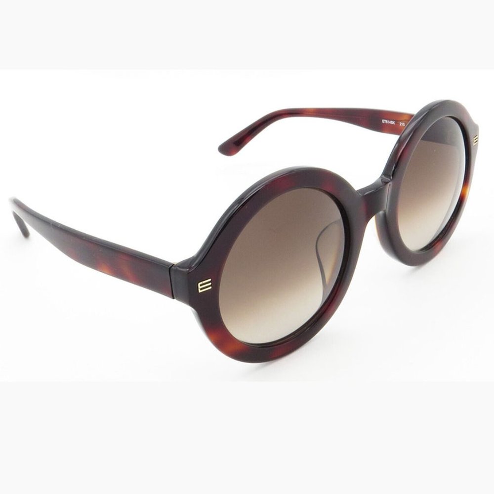 NEW ETRO Italian Round Havana Sunglasses (100% UV Protection) - Picture 9 of 11